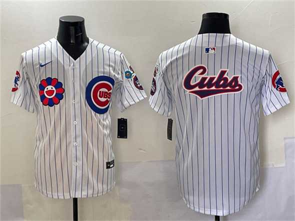 Men%27s Chicago Cubs Team Big Logo White 2025 Tokyo Series Limited Stitched Jersey->chicago white sox->MLB Jersey